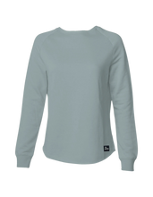Load image into Gallery viewer, WOMENS LIGHT WASH CREW
