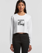 Load image into Gallery viewer, WOMENS CROP L/S WAVE
