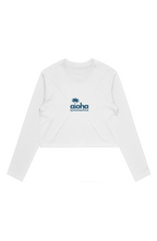 Load image into Gallery viewer, Wo's Crop L/S Tee