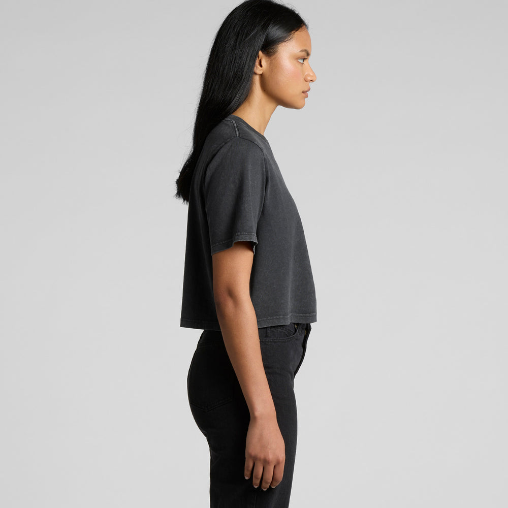 WOMENS WASH CROP ROAR