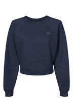 Load image into Gallery viewer, Womens Raglan Pullover Fleece Sweatshirt
