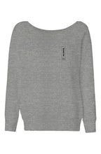 Load image into Gallery viewer, Womens Wide Neck Sweatshirt
