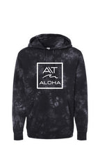 Load image into Gallery viewer, Tie Dye Black Hoodie
