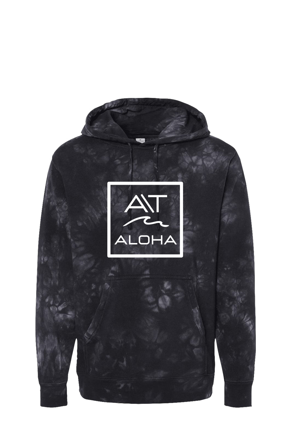 Tie Dye Black Hoodie