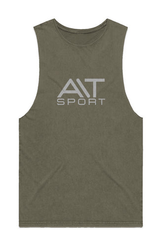 MENS STONE WASH BARNARD TANK