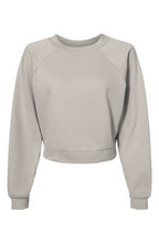 Load image into Gallery viewer, Womens Raglan Pullover Fleece Sweatshirt
