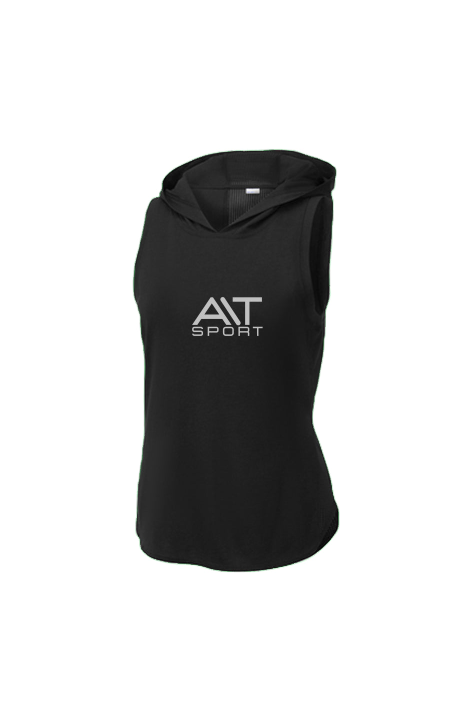 Black/ Black Triad Solid Hoodie Tank