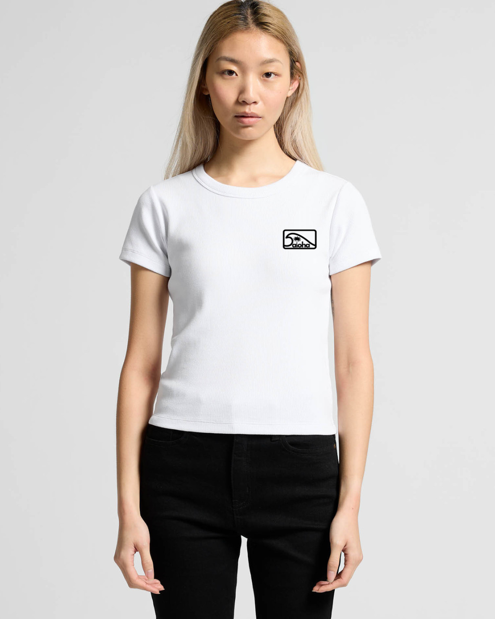WOMENS RIB TEE