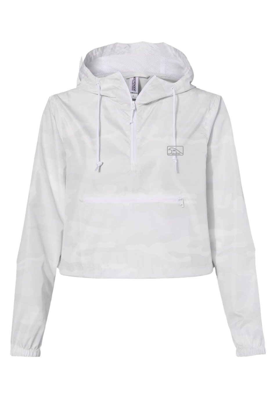 WOMENS HOODED BREAK PULLOVER CROP