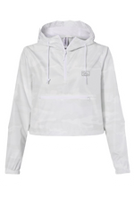 WOMENS HOODED BREAK PULLOVER CROP