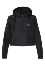 WOMENS HOODED BREAK PULLOVER CROP