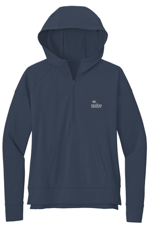 WOMENS WICKING 1/2 ZIP HOODIE