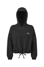 Ladies' Cropped Oversize Hooded Sweatshirt