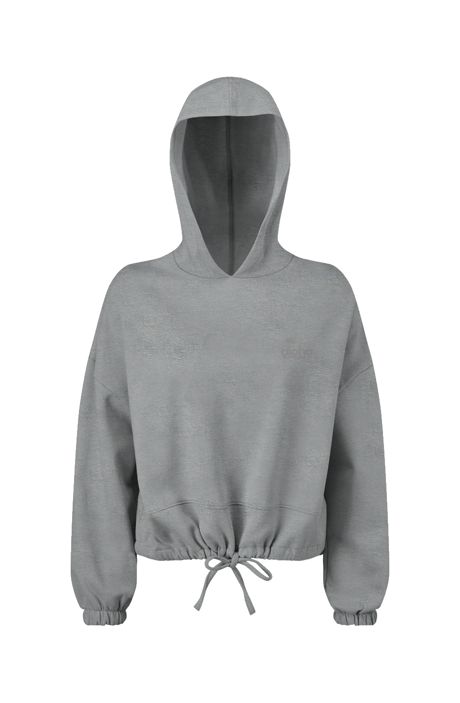 WOMENS CROPPED OVERSIZED HOODIE