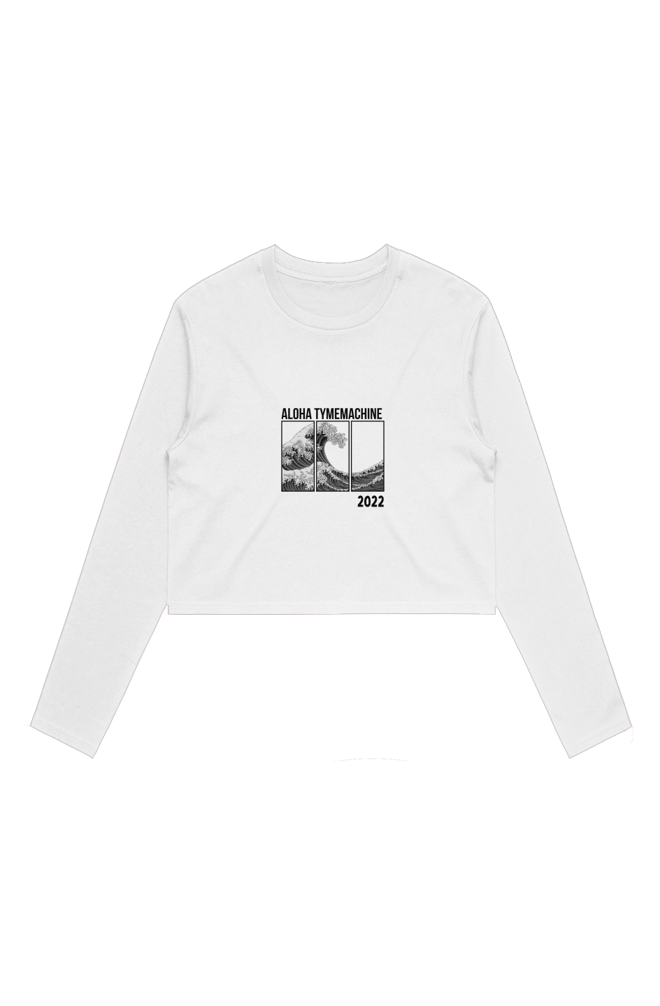 WOMENS CROP L/S WAVE