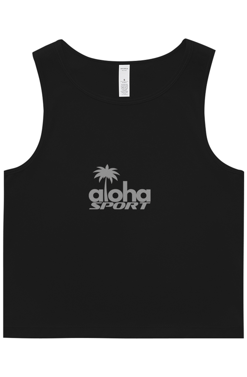 Womens Active Crop Tank