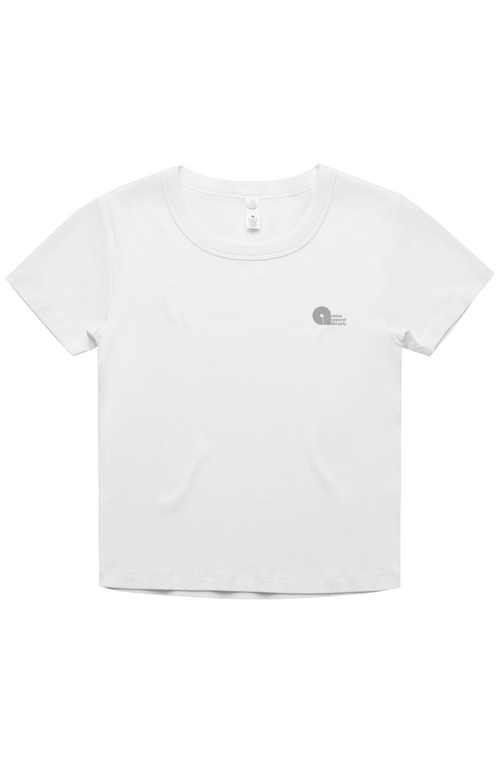 Womens Organic Rib Baby Tee