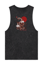 MENS STONE WASH BARNARD TANK