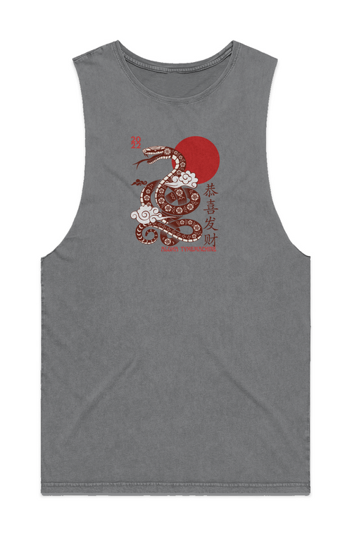 MENS STONE WASH BARNARD TANK