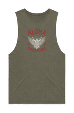 MENS STONE WASH BARNARD TANK