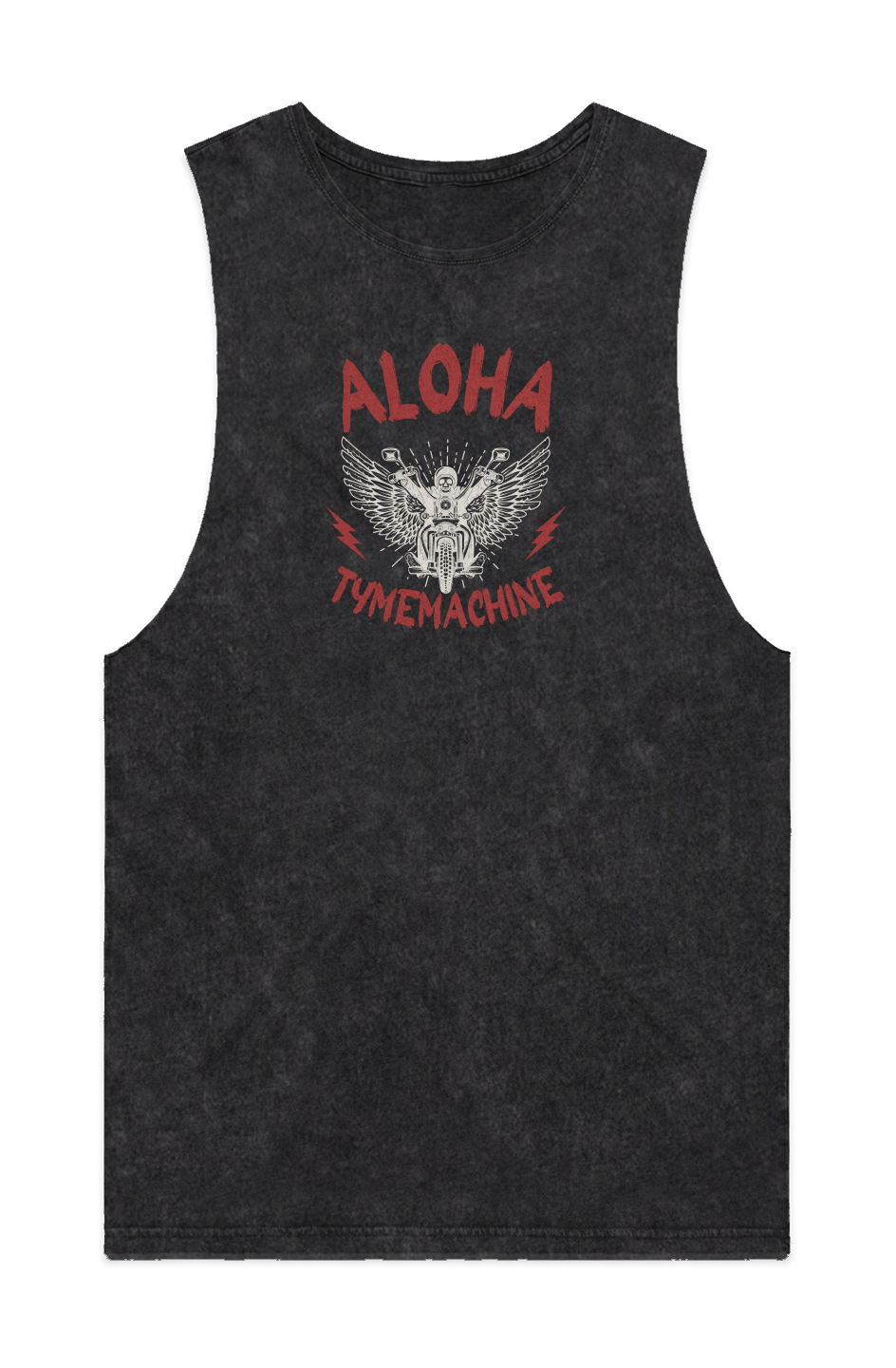 MENS STONE WASH BARNARD TANK