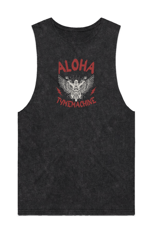 MENS STONE WASH BARNARD TANK