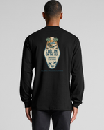 MENS HEAVY L/S TEE CHILLIN
