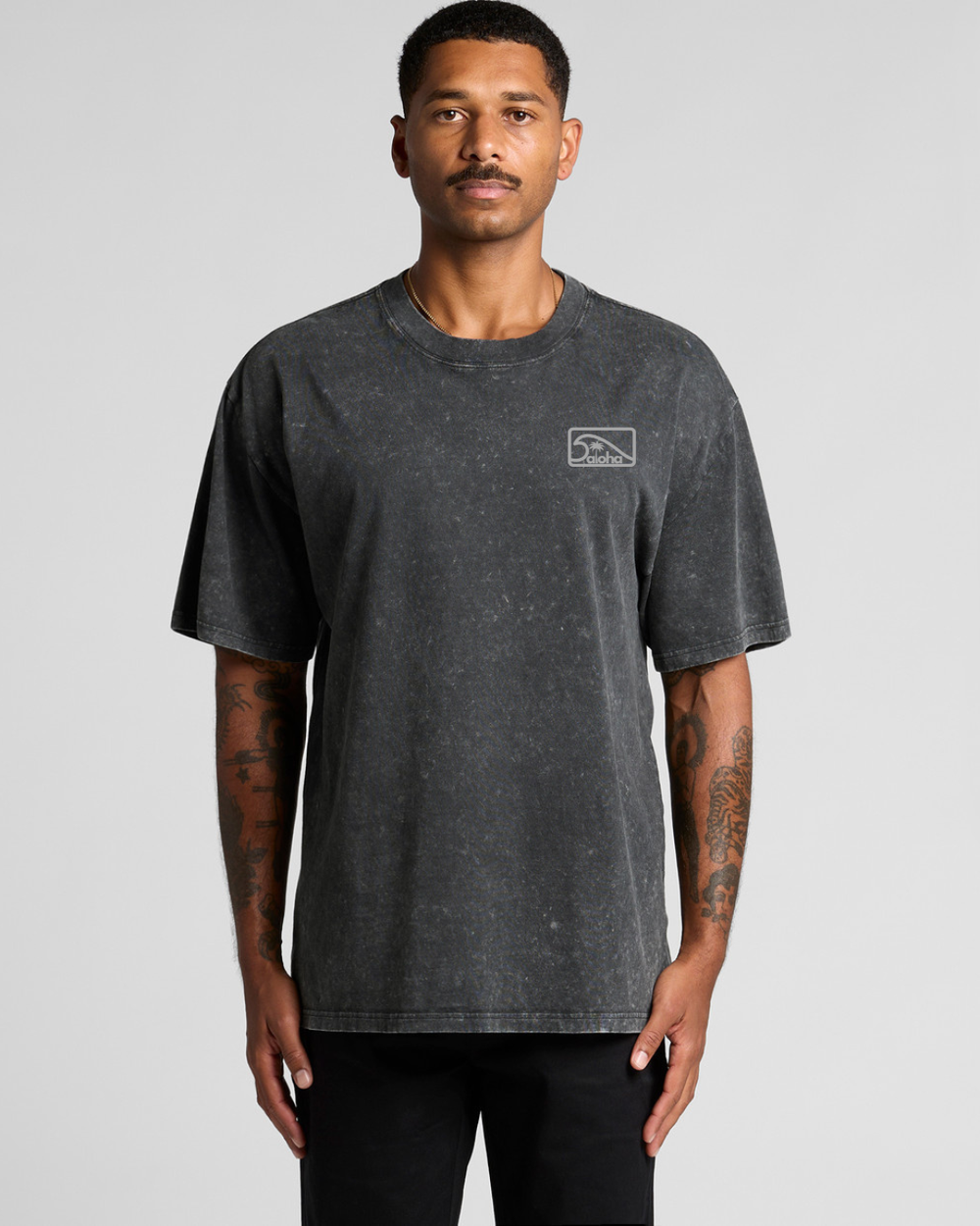 STONE WASH HEAVY TEE SURF