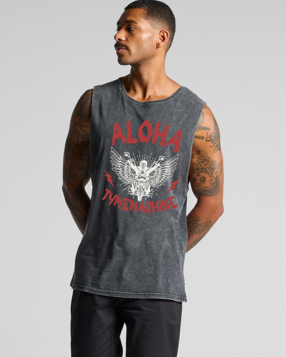 STONE WASH TANK MS