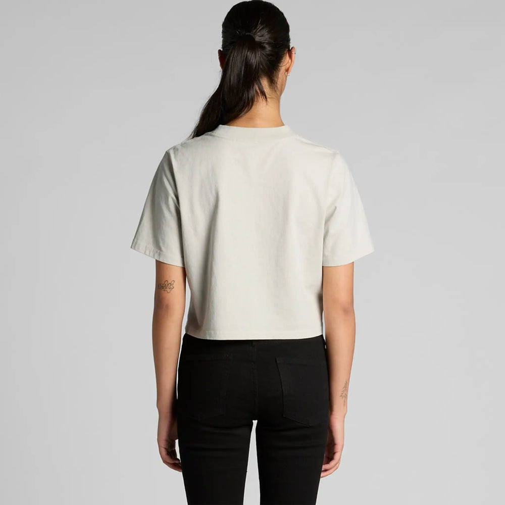 HEAVY FADED CROP TEE AT