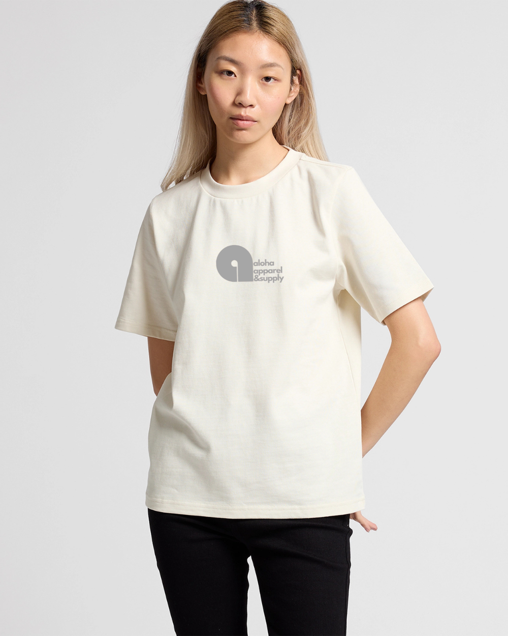 WOMENS HEAVY TEE AAS