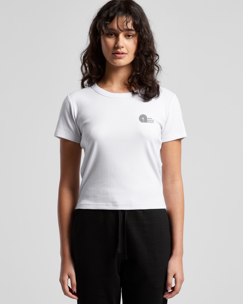 WOMENS RIB BABY TEE