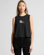 WOMENS COURT CROP TANK