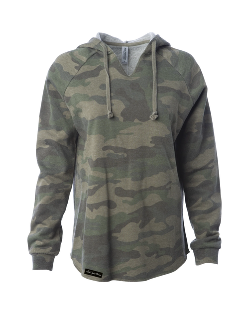 WOMENS CAMO PULLOVER