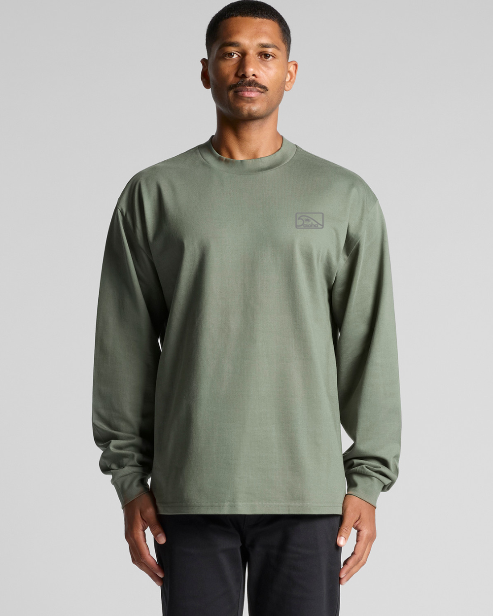MENS HEAVY L/S TEE SURF