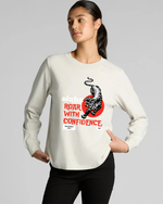 WOMENS FADED HEAVY L/S ROAR