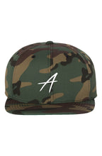 Load image into Gallery viewer, Green Camo Premium Snapback

